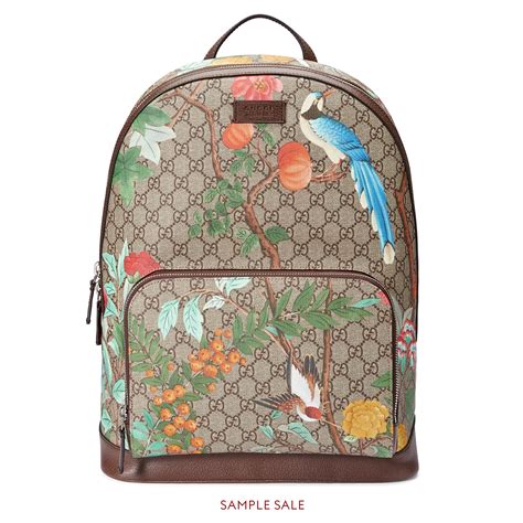 gucci backpack supreme canvas|Gucci backpack hummingbird.